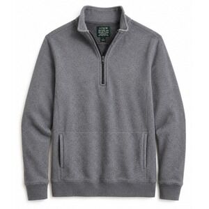 J.Crew Sporting Goods Men's Large‎ Gray Quarter Zip Pullover Sweater